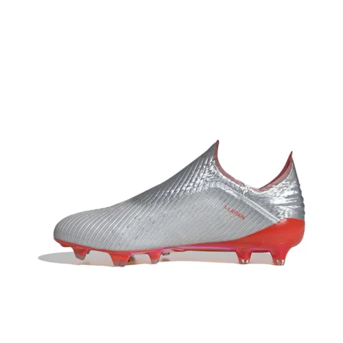 Adidas X 19+ FG Silver Metallic Hi Res Red