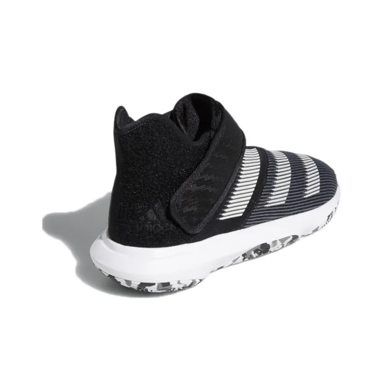 Adidas Harden B/E 3 Wear-Resistant Low-Top Vintage Basketball Shoes Men's Black White-3
