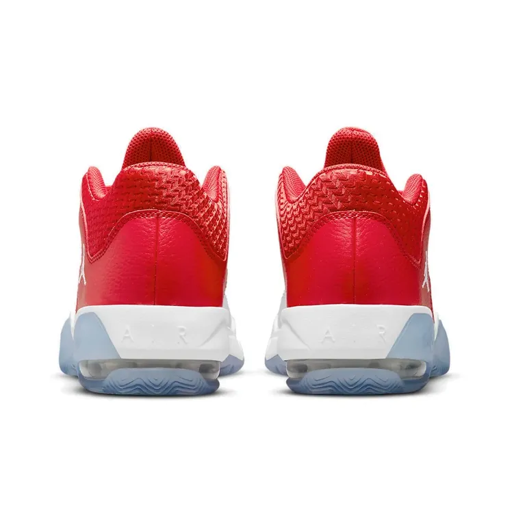 Jordan Max Aura 3 Slip-Resistant Cushioning Wear-Resistant Coverage Mid-Top Vintage Basketball Shoes GS Red-4