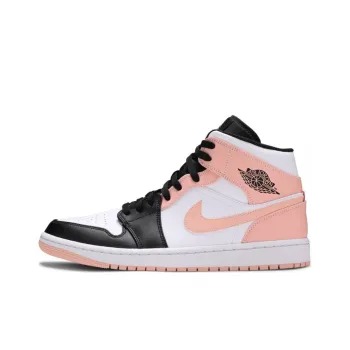 JORDAN 1 Mid Arctic Orange Black Toe