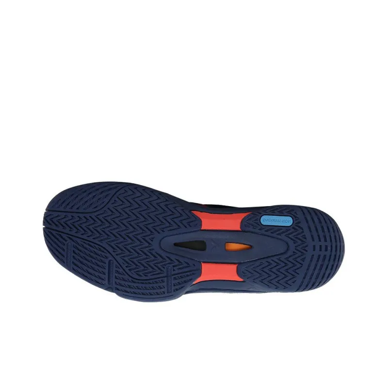 VICTOR Cushioned Slip-Resistant Abrasion-Resistant Low-Top Badminton Shoes Unisex Navy Blue-3