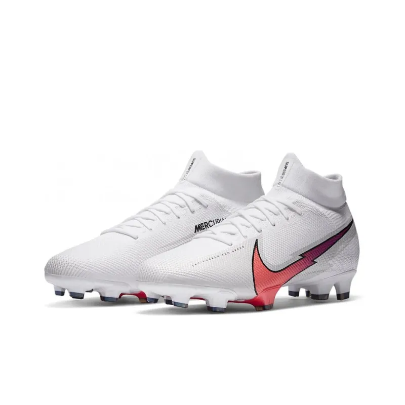 Nike Mercurial Superfly 7 Pro Fg 'White Flash Crimson'-2