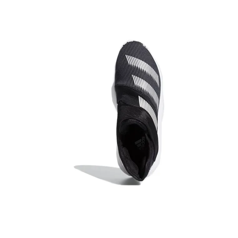 Adidas Harden B/E 3 Wear-Resistant Low-Top Vintage Basketball Shoes Men's Black White-4