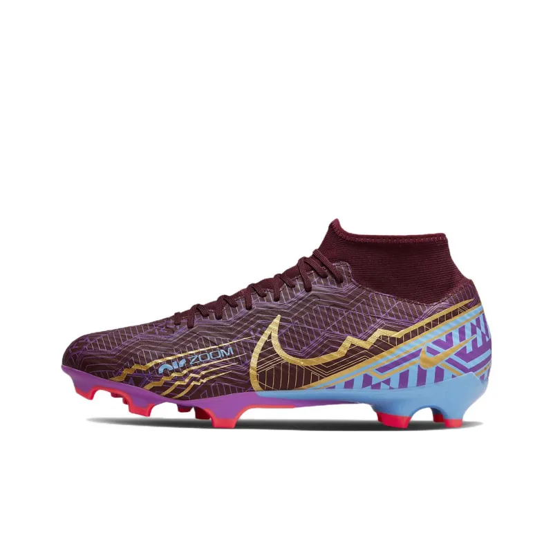Nike Kylian Mbapp X Zoom Mercurial Superfly 9 Academy FG MG 'Dark Beetroot'-0