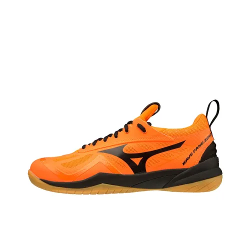 Mizuno Fang Badminton Shoes Unisex Low-Top Orange/Black
