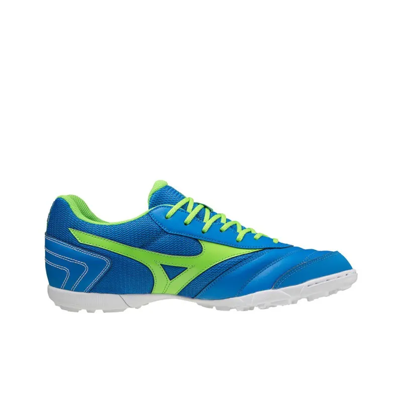 Mizuno Morelia Sala Club TF Grass Anti-Slip Wear-Resistant Soccer Shoes Blue Green-1