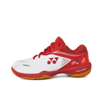 YONEX Badminton Shoes Unisex Low Top White/Red