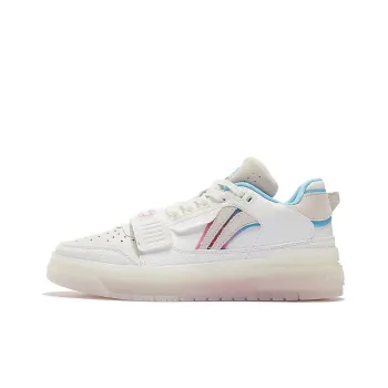 LiNing Rookie Slip Resistant Cushioning Wear Resistant Low Top Basketball Shoes Ecru