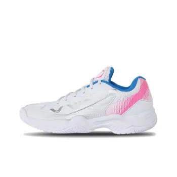 VICTOR Cushioned Slip Resistant Abrasion Resistant Breathable Low Top Badminton Shoes Women's Pearl White
