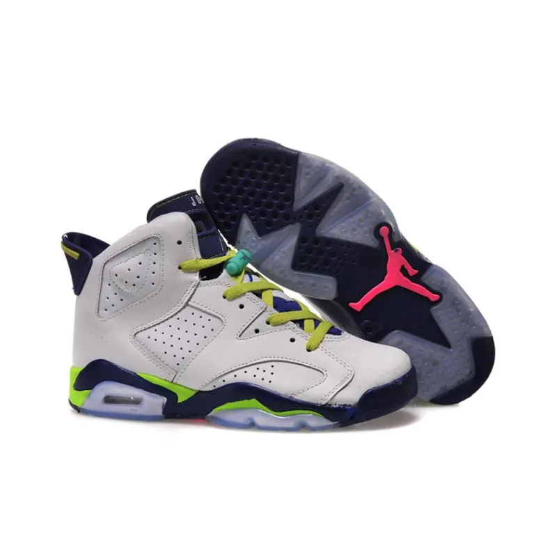 JORDAN 6 Retro Fierce Green GS-4