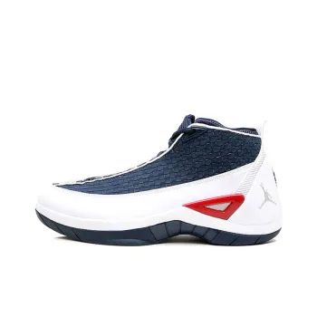JORDAN 15 Se White Navy Red