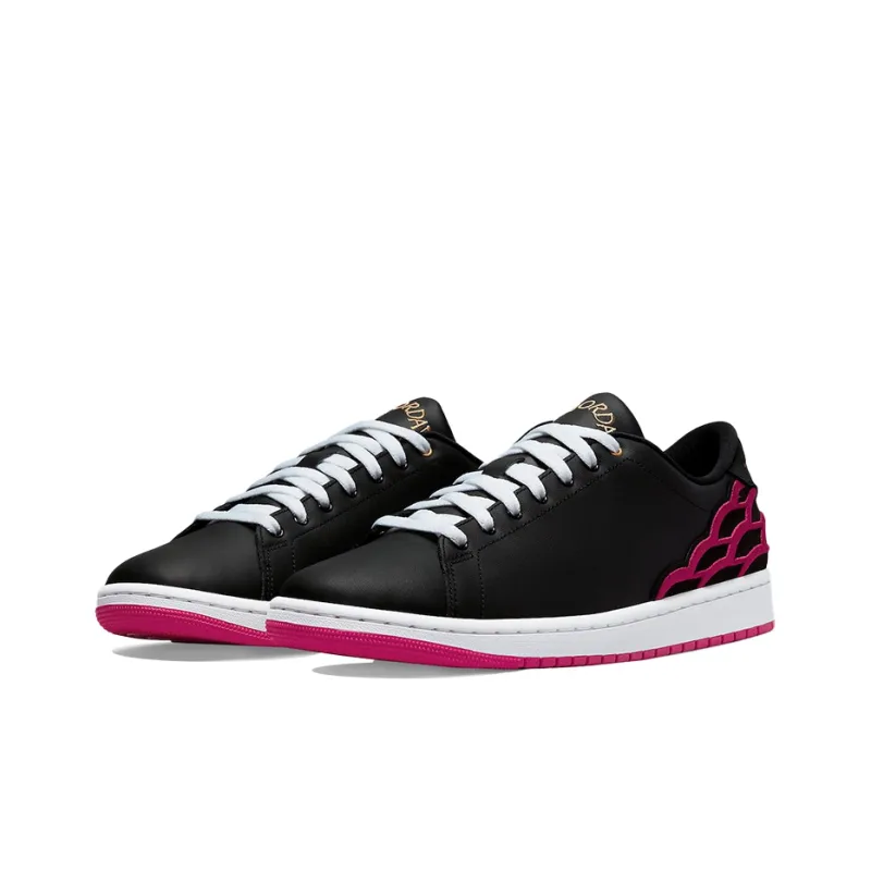 Jordan 1 Centre Court Black Pink White Women's-2