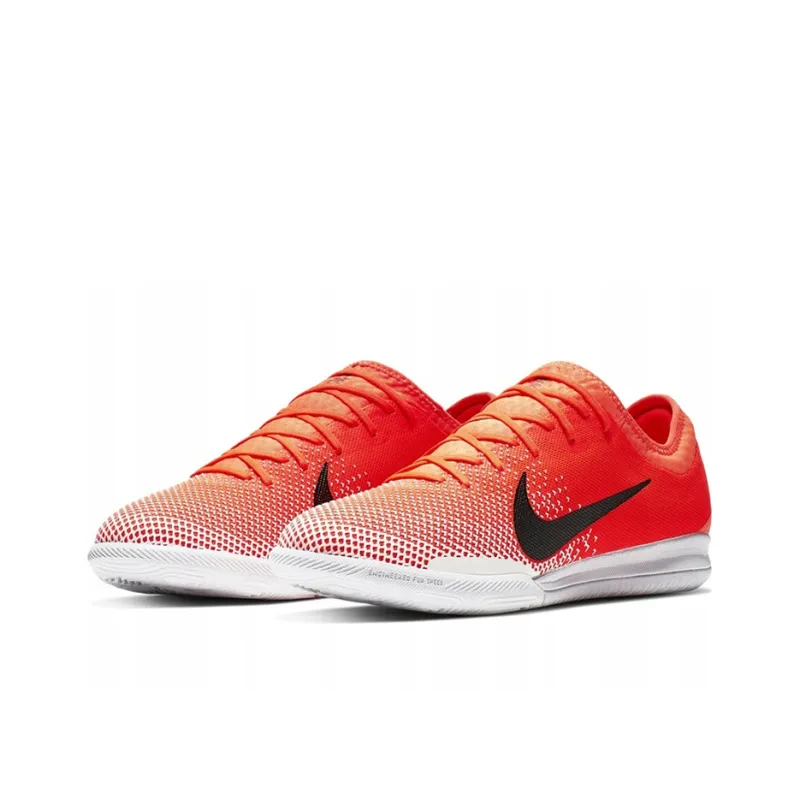 Nike Mercurial Vapor 12 IC/IN Indoor Cushioning Anti-Slip And Wear-Resistant Indoor Soccer Shoes Men's Orange-2