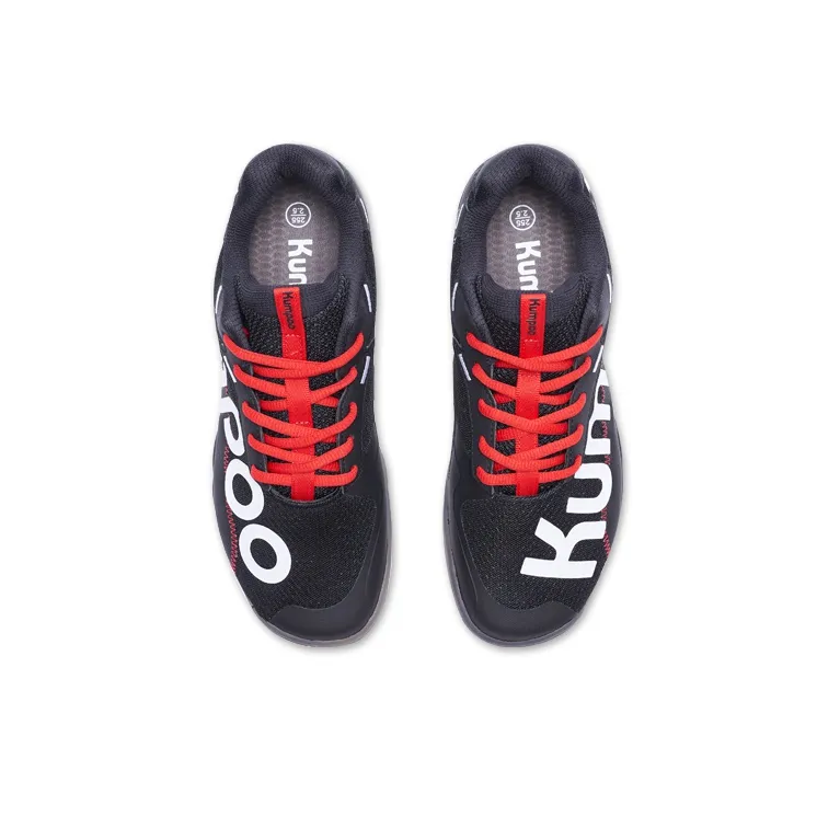 KUMPOO Flip Light Wheel D72 Cushioning Breathable Coverage Support Lightweight Low Top Badminton Shoes Unisex Black-3