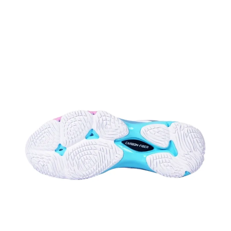 LiNing Chameleon 6.0 Cushioning Anti Slip And Wear Resistant Breathable Rebound Low Top Badminton Shoes Unisex White-5