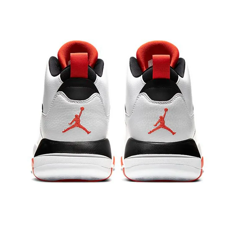JORDAN Maxin 200 White Black Team Orange-4