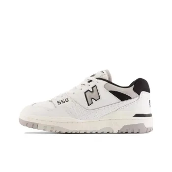 New Balance 550 White Concrete Black