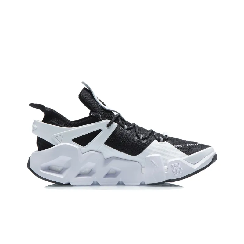 LINING Essence 2.3 Vintage Basketball Shoes Women's Low-Top Black/Standard White-1