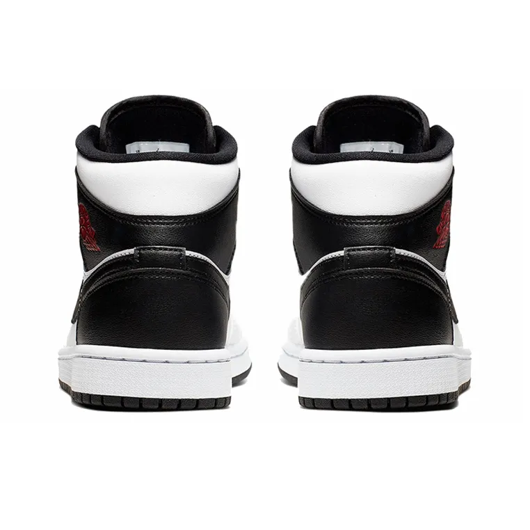 Jordan 1 Mid Reverse Black Toe Women's-2