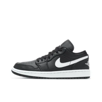 JORDAN 1 Low Black White Women's