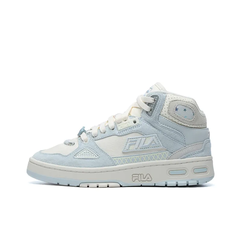 FILA FUSION Teratach High Top Shoes 'Blue White' Women's-0