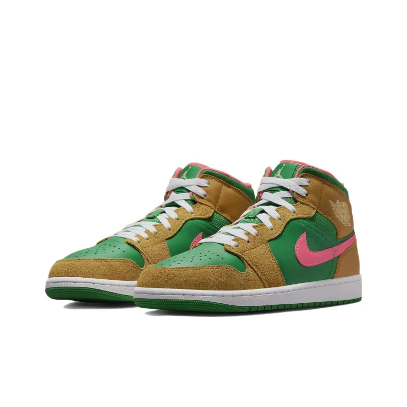 Jordan 1 Mid SE Wheat Watermelon-2