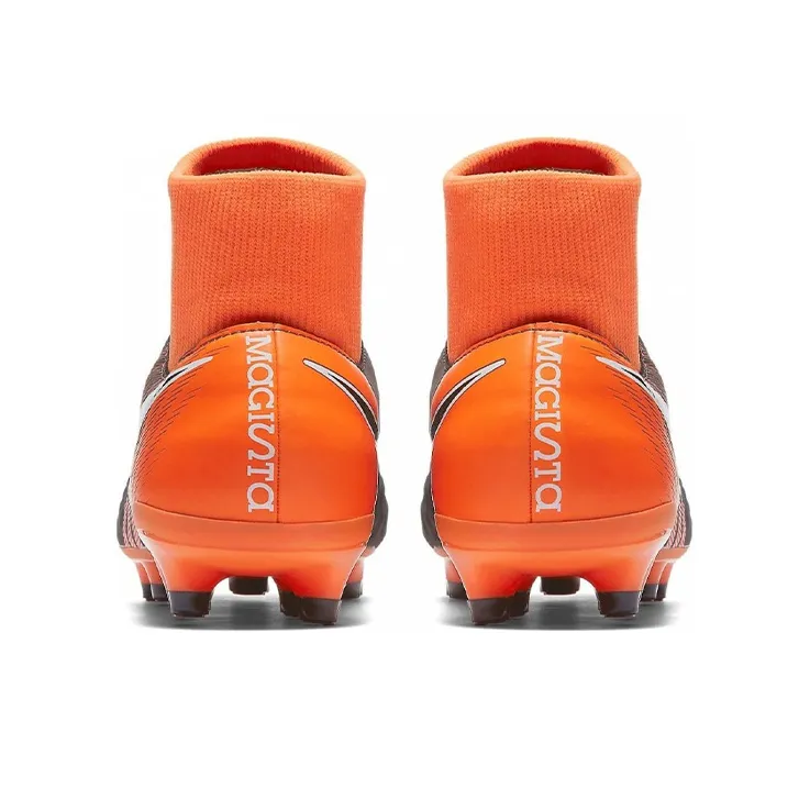 Nike Magista Obra II Pro DF FG Dark Grey Total Orange-4