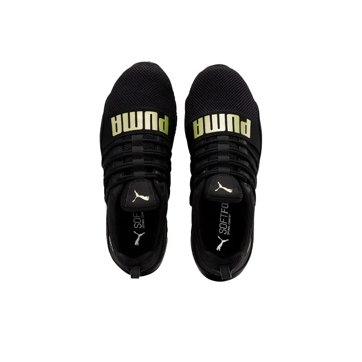 PUMA Cell Regulate Woven Black/Gold Running Shoes-2