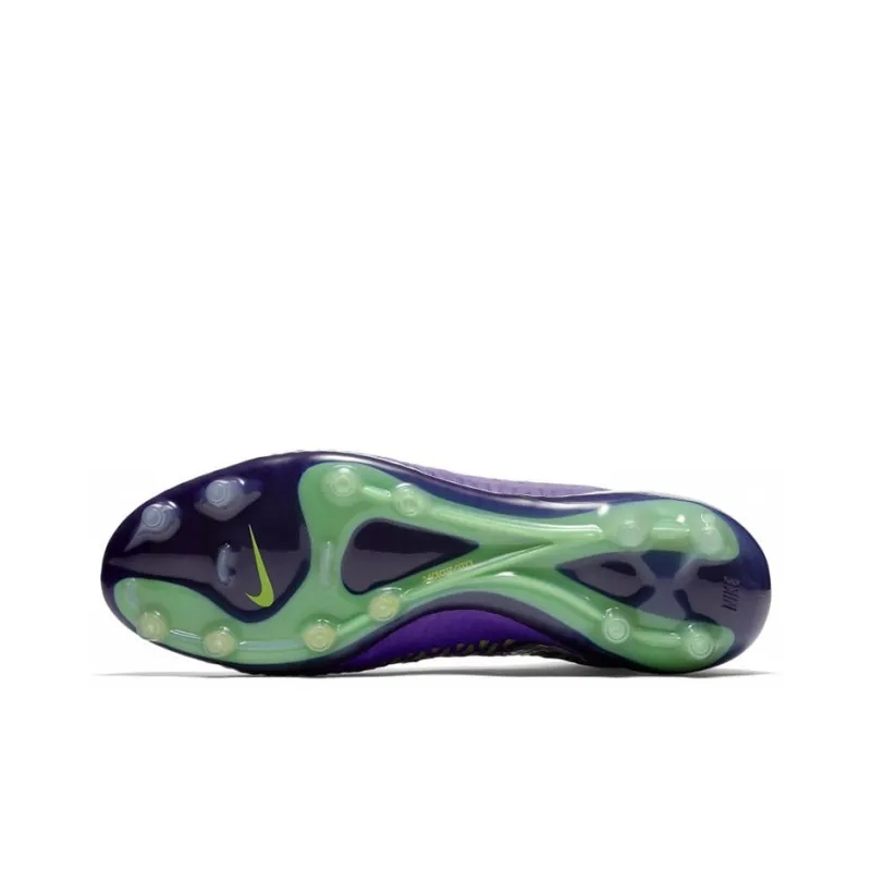 Nike Magista Obra FG Rubber Long Studs Cushioning Anti Slip And Wear Resistant Coverage Soccer Shoes Men's Purple-5