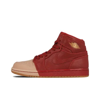 Jordan 1 Retro High Dip Toe Red Women's