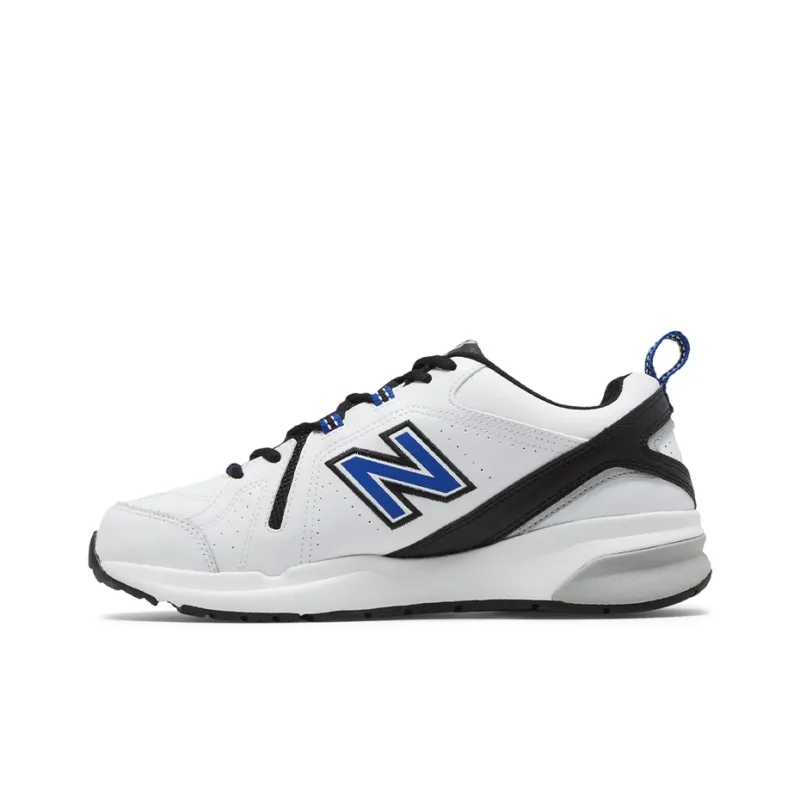 New Balance 608v5 White Team Royal Black-0