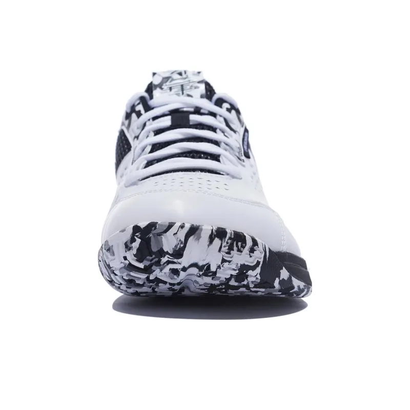 LiNing Blade Pro Anti Slip Wear Resistant Low Top Badminton Shoes Unisex White Black-4