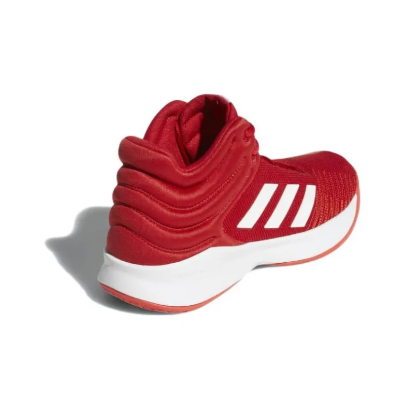 Adidas Pro Spark Wear-Resistant Slip-Resistant Low-Top Vintage Basketball Shoes Men's Red-3