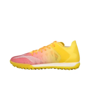 LiNing TF Rubber Broken Studs Artificial Ground Anti Slip Wear Resistant Soccer Shoes Men's Red Orange Yellow