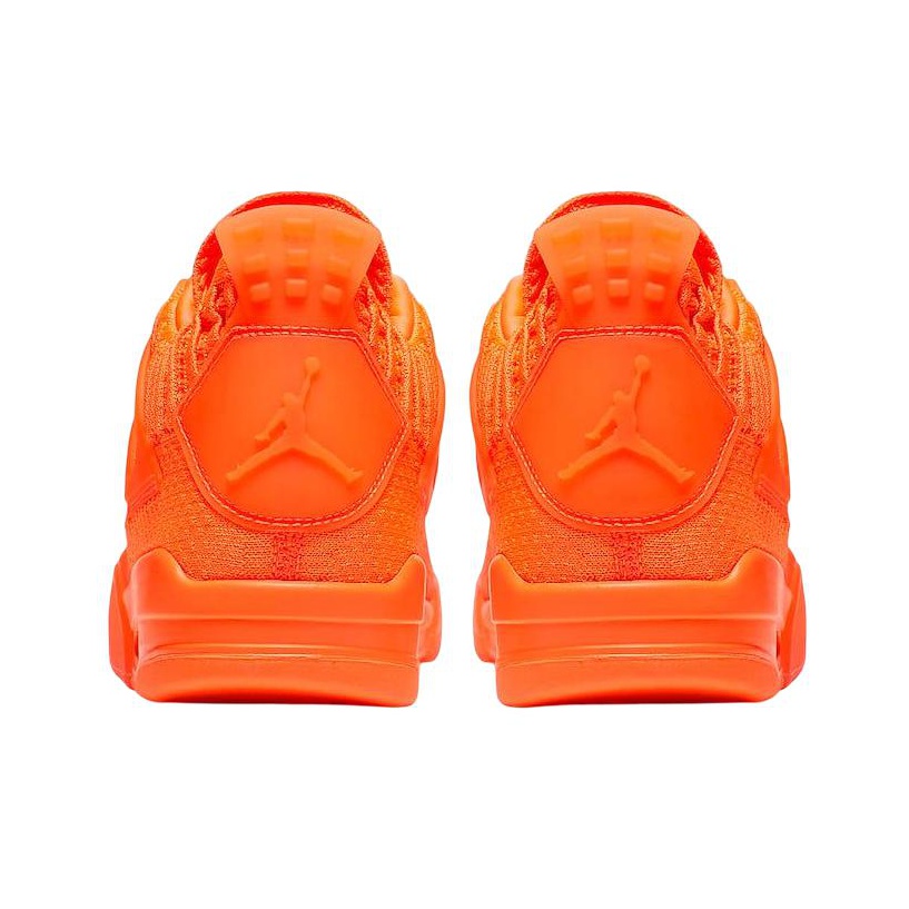 Jordan 4 retro flyknit orange on sale