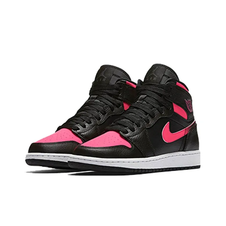 JORDAN 1 Retro High Black Hyper Pink GS-2