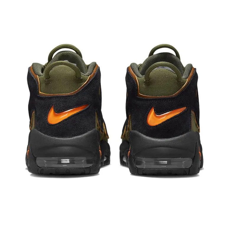 Nike Air More Uptempo 96 Cargo Khaki Alpha Orange-4