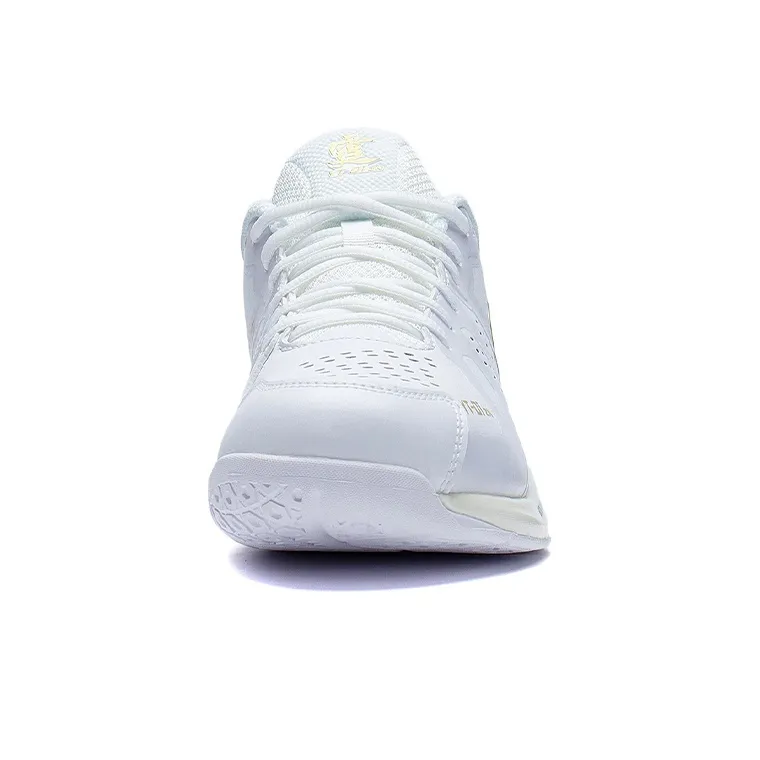 LiNing Cloud Thunder ZN Badminton Shoes Unisex White Gold-4