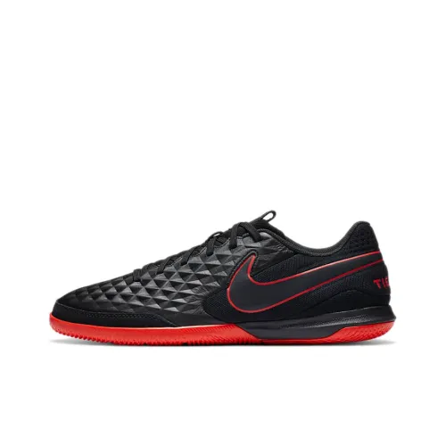 Nike Tiempo Legend 8 Soccer Shoes Unisex Low-Top Black/Red