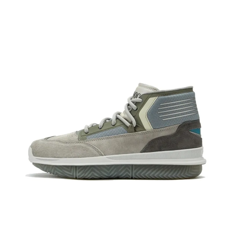 New Balance Unisex 9000 Series Grey 'Gray Green White'-0