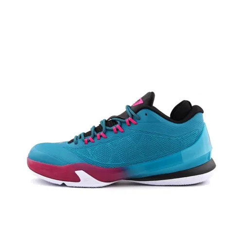 Jordan CP3 8 Vintage Basketball Shoes Men Low-Top Blue/Black/Pink