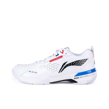 LiNing Blade Pro Cushioned Slip Resistant Abrasion Resistant Low Top Badminton Shoes Unisex White