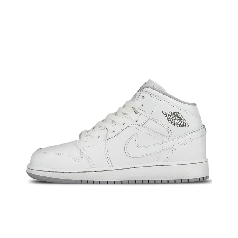 Jordan 1 Retro Mid GS White Wolf Grey-0