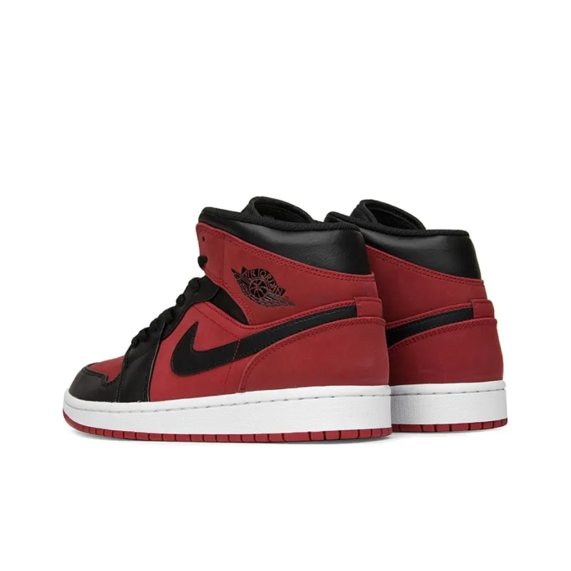 Jordan 1 Mid Gym Red Black-3