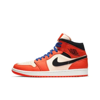 Jordan 1 Mid 'Team Orange Black'