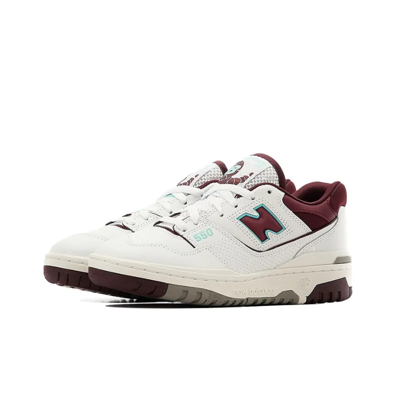 New Balance 550 'Burgundy/Cyan' Sneakers-2