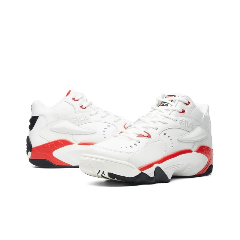 FILA Jamball Mid Retro White/Red-3