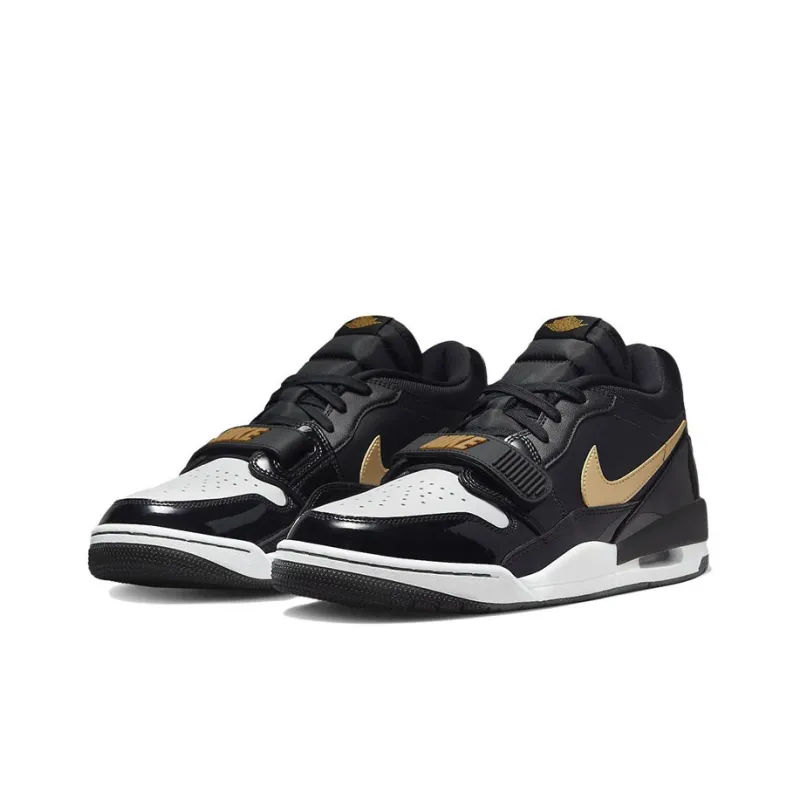 Jordan Legacy 312 Low Black Metallic Gold-2