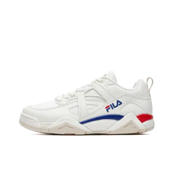 FILA Cage Knit Low White/Blue/Red Women's