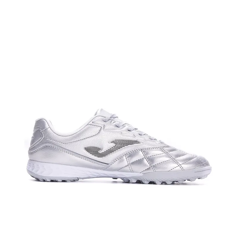 Joma TF Rubber Broken Studs HG Rubber Short Studs Wear Resistant Soccer Shoes Men's Silver-1